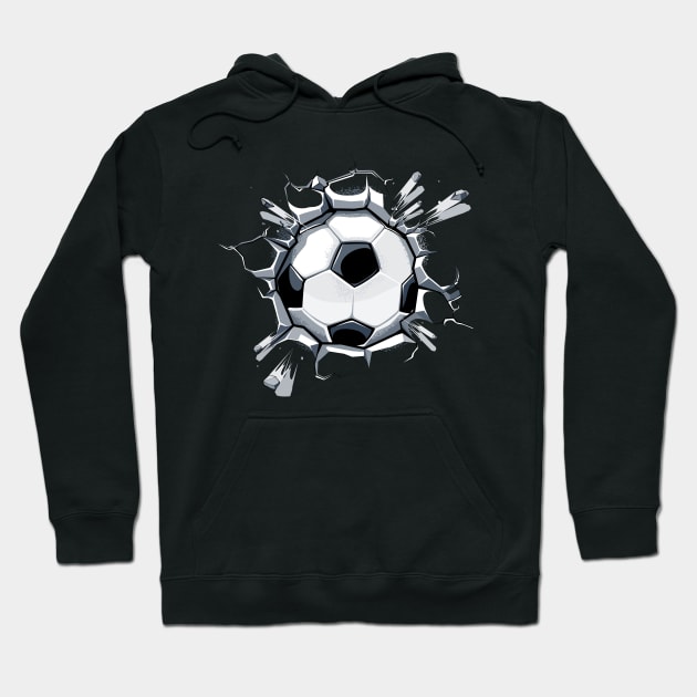 Soccer Footballer Gifts Hoodie by Foxxy Merch